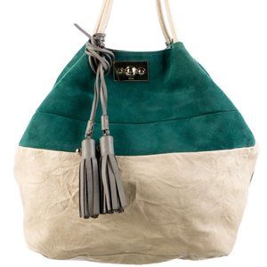 Chloé Suede Colorblock Hobo